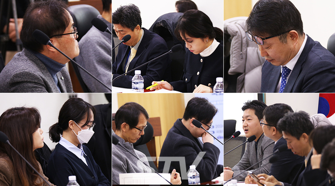 서울 여의도 국회 의원회관에서 15일 ‘900만 상조 가입자 보호를 위한 국회 토론회’가 열렸다. 이 토론회에는 상조업계를 대표하여 김현용 한국상조사업협회 사무총장(왼쪽 위)과 김재탁 대한상조산업협회 전문위원(오른쪽 위) 등이 참석했다. 서울 여의도 국회 의원회관에서 15일 ‘900만 상조 가입자 보호를 위한 국회 토론회’가 열렸다. 이 토론회에는 상조업계를 대표하여 김현용 한국상조사업협회 사무총장(왼쪽 위)과 김재탁 대한상조산업협회 전문위원(오른쪽 위) 등이 참석했다.