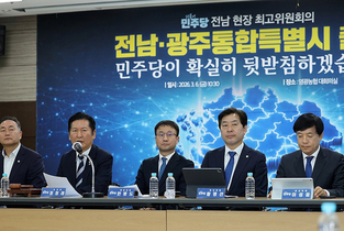 민주당 전남 광주 통합특별시 지원 약속